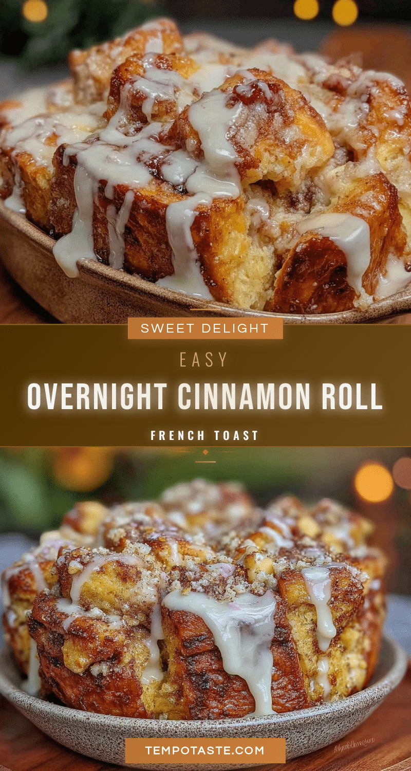 overnight cinnamon roll french toast casserole recipe