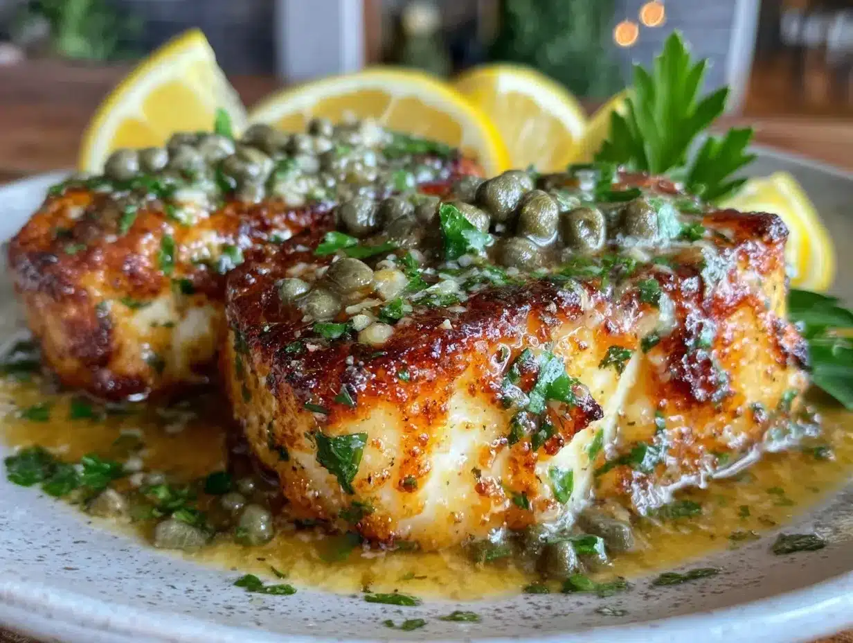 pan seared halibut preparation steps