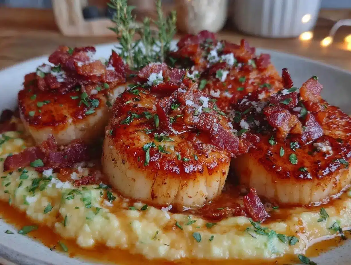 perfect pan seared sea scallops preparation steps