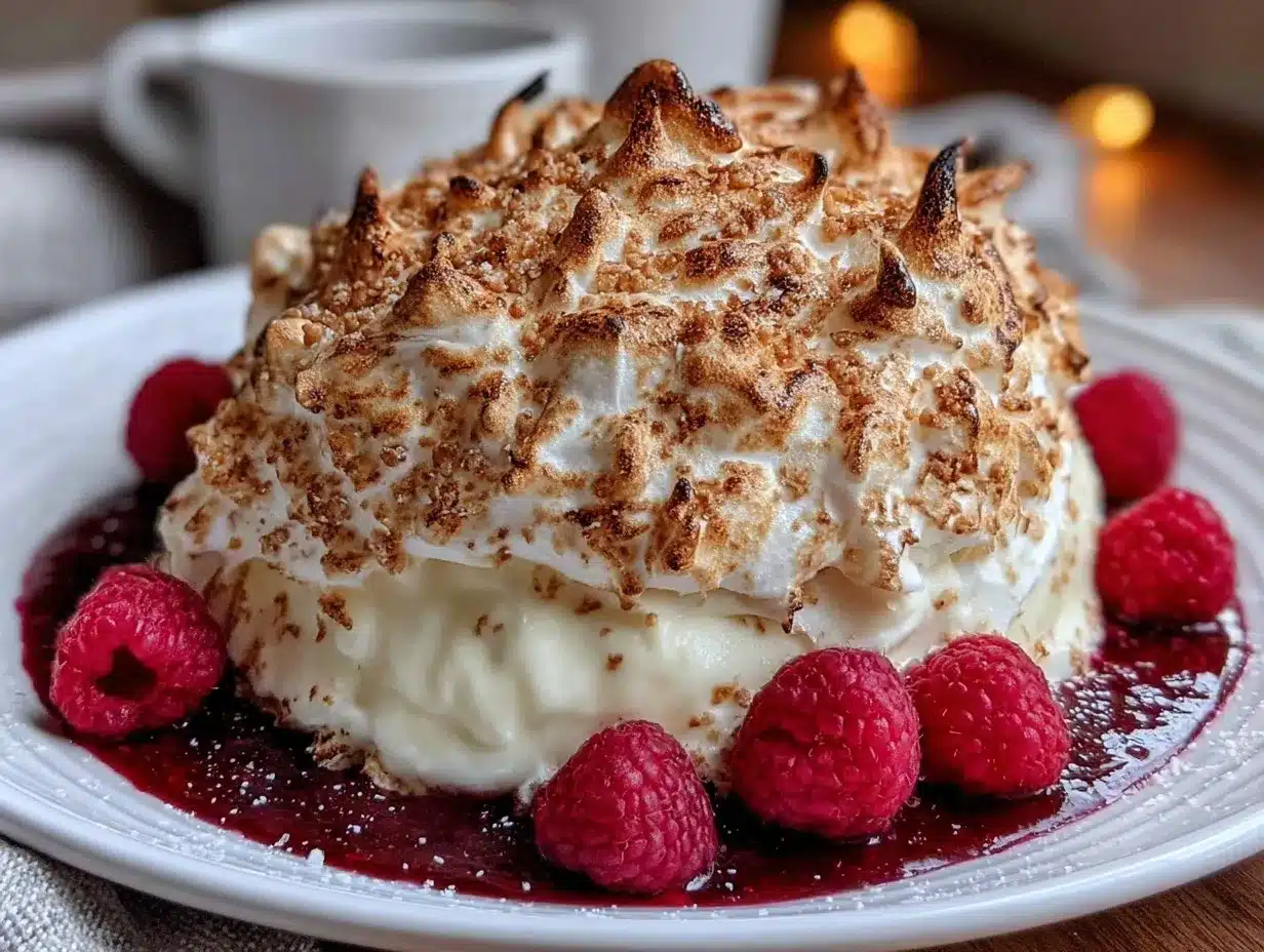 Perfect Vintage Baked Alaska preparation steps