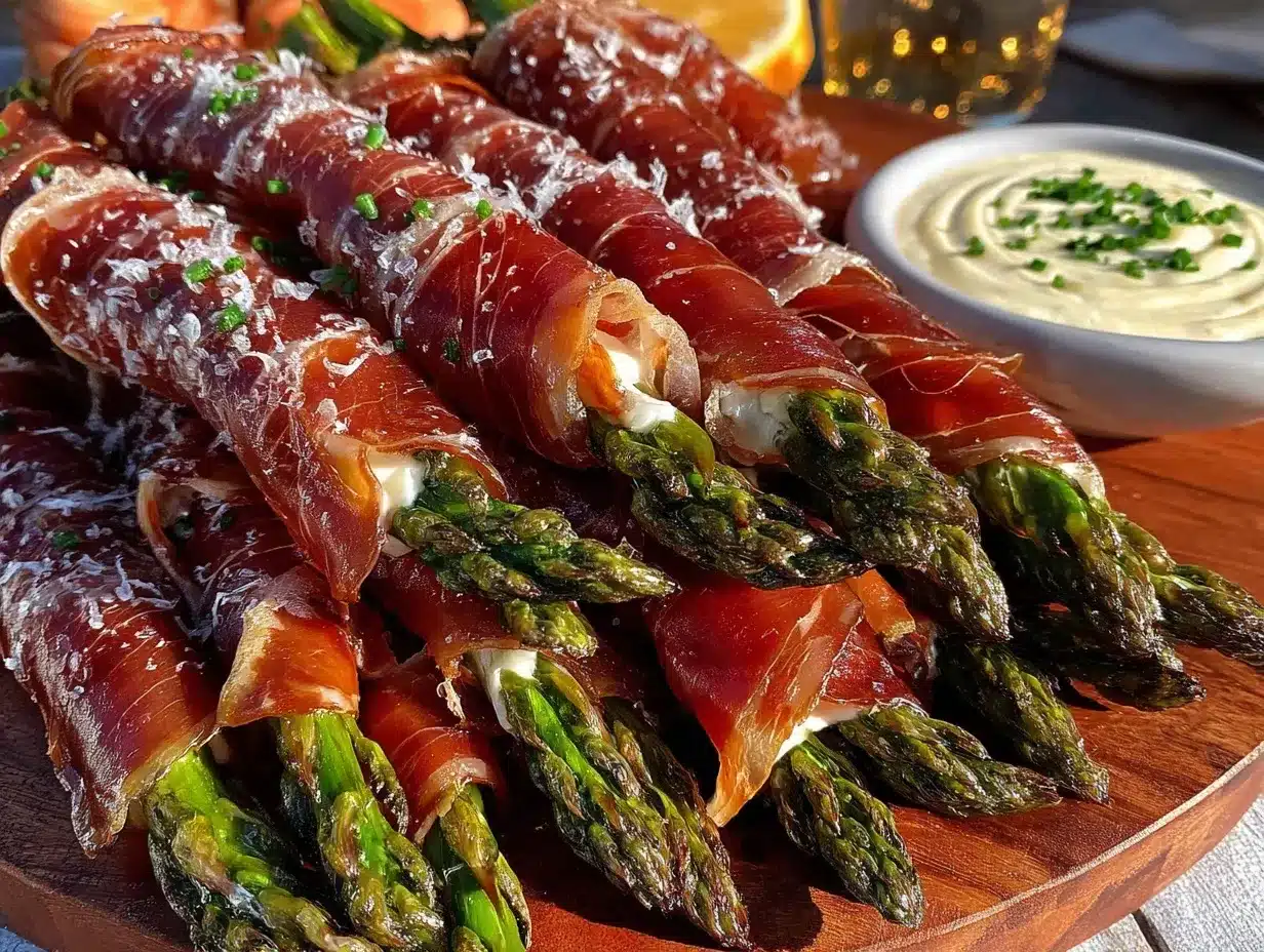 prosciutto-wrapped asparagus preparation steps