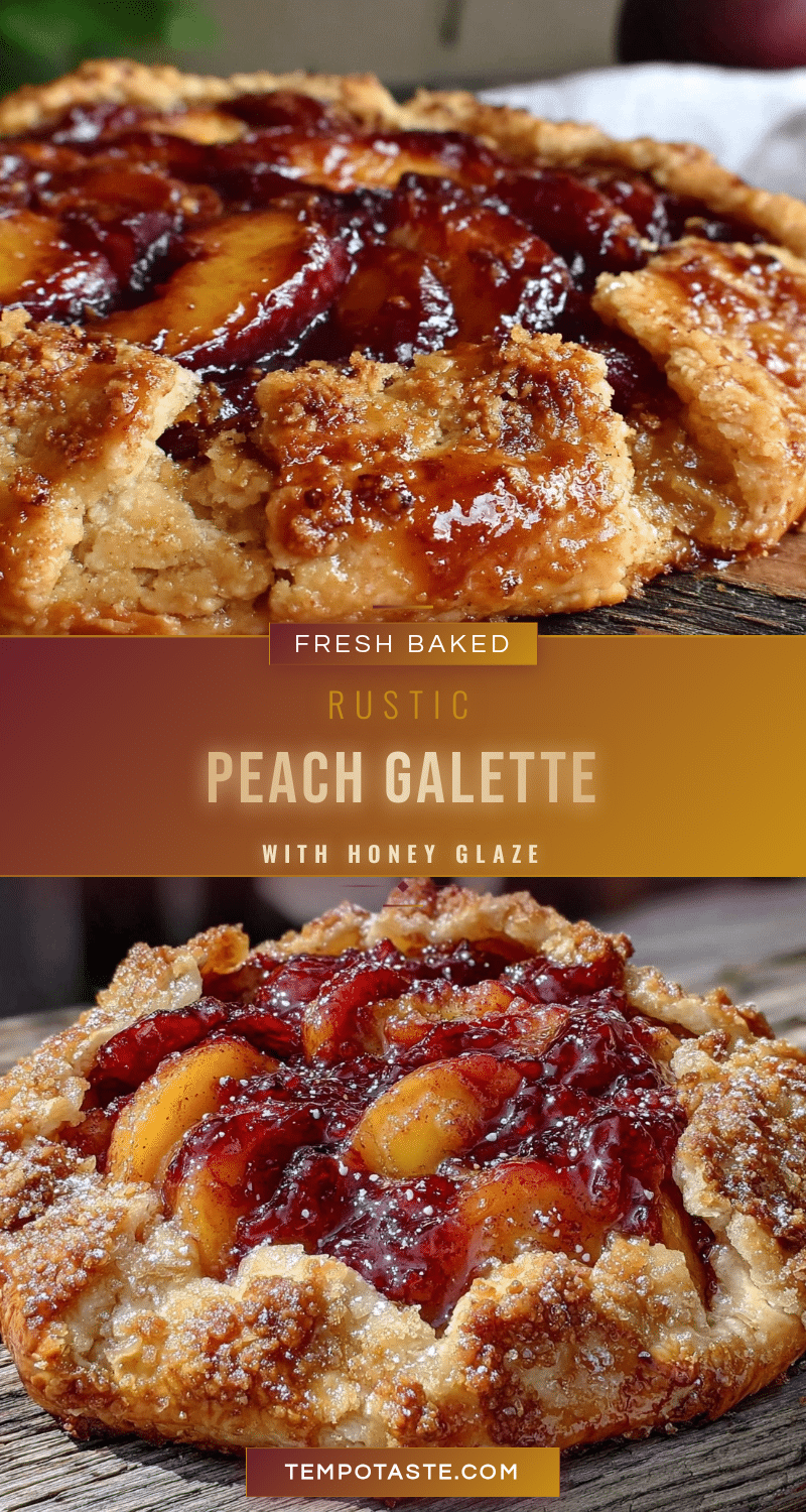 rustic peach galette recipe