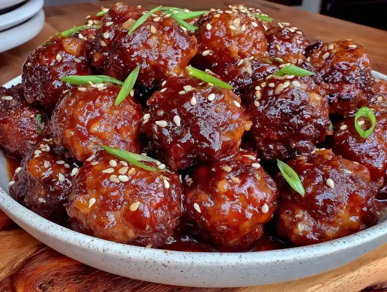 slow cooker honey garlic meatballs preparation steps