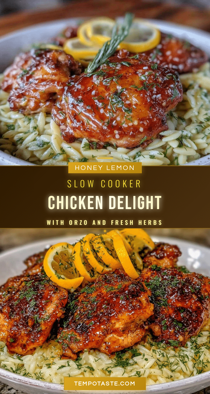 slow cooker honey lemon chicken recipe