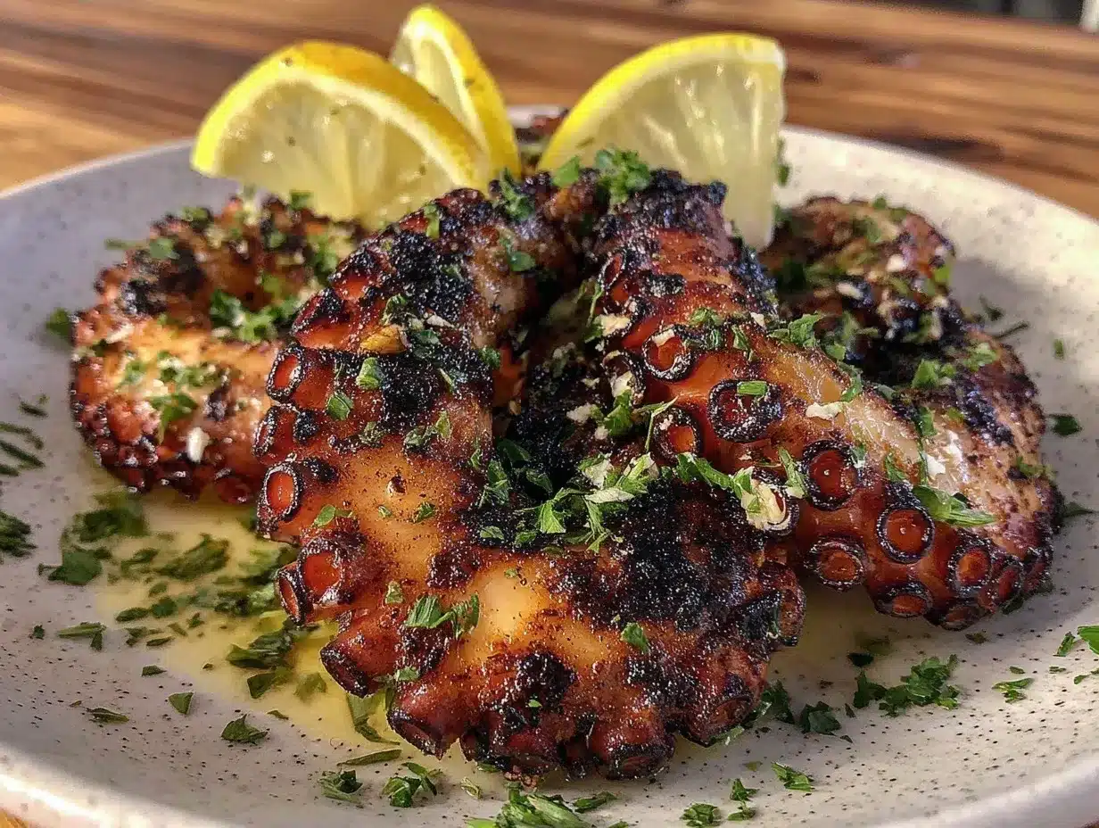 tender grilled octopus preparation steps