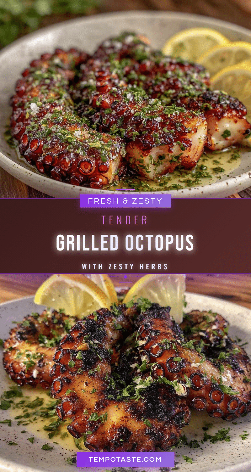 tender grilled octopus recipe