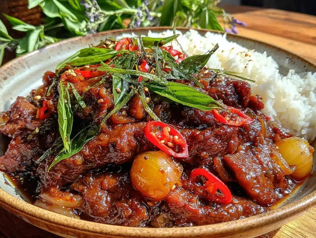 thai basil beef stir fry preparation steps