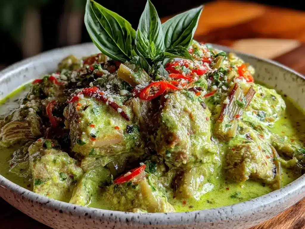 thai green curry - featured image