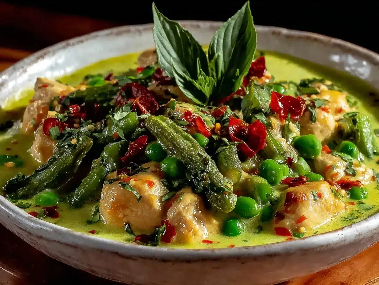 thai green curry preparation steps