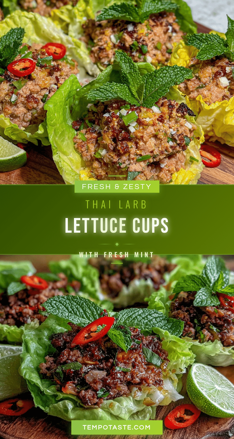 thai larb lettuce cups recipe