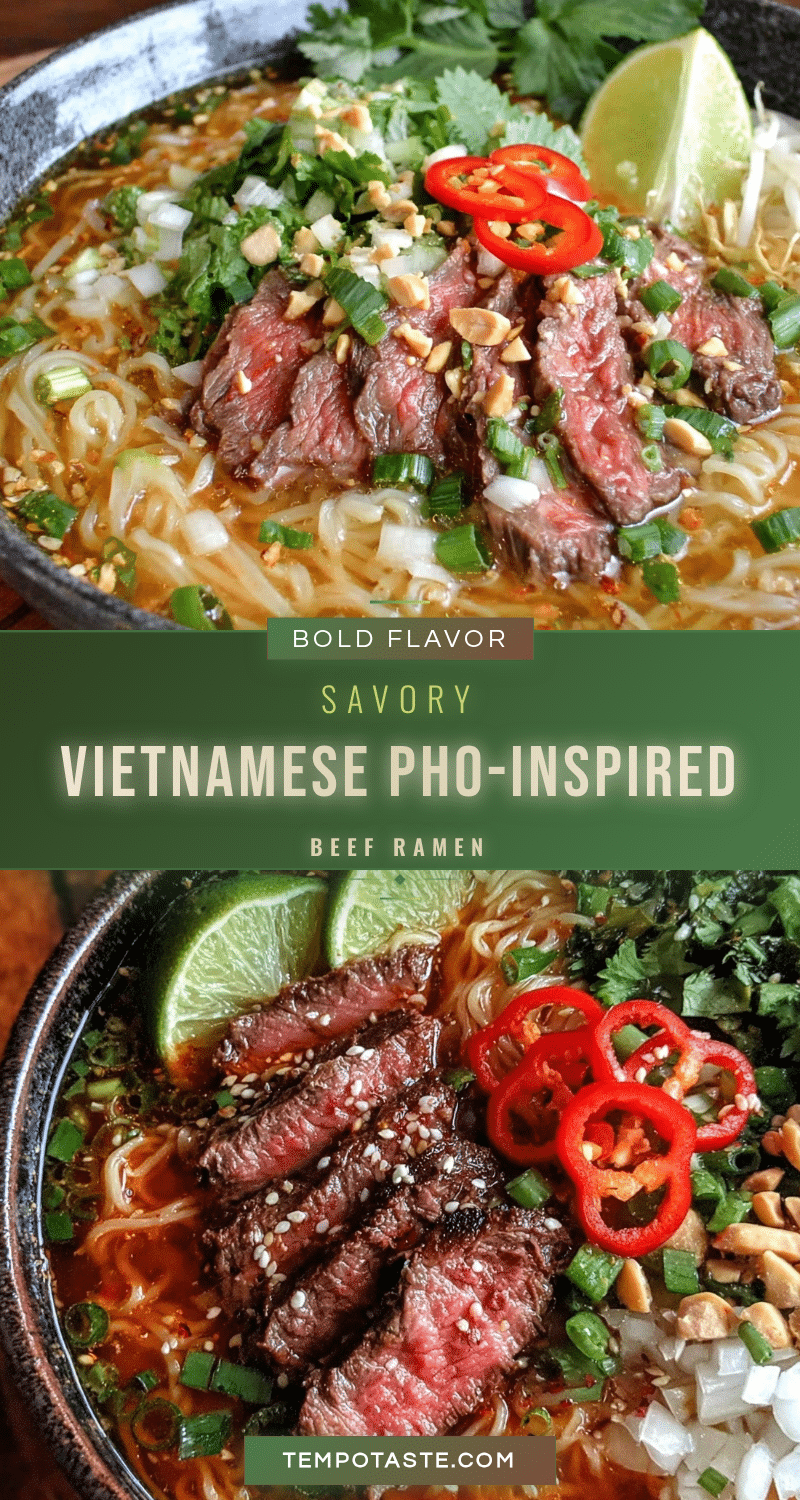 vietnamese pho-inspired beef ramen bowl recipe