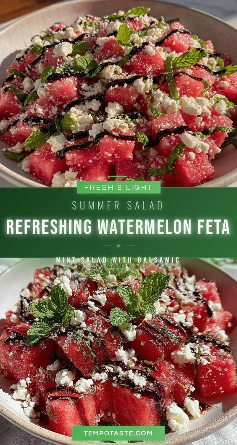 watermelon feta mint salad recipe