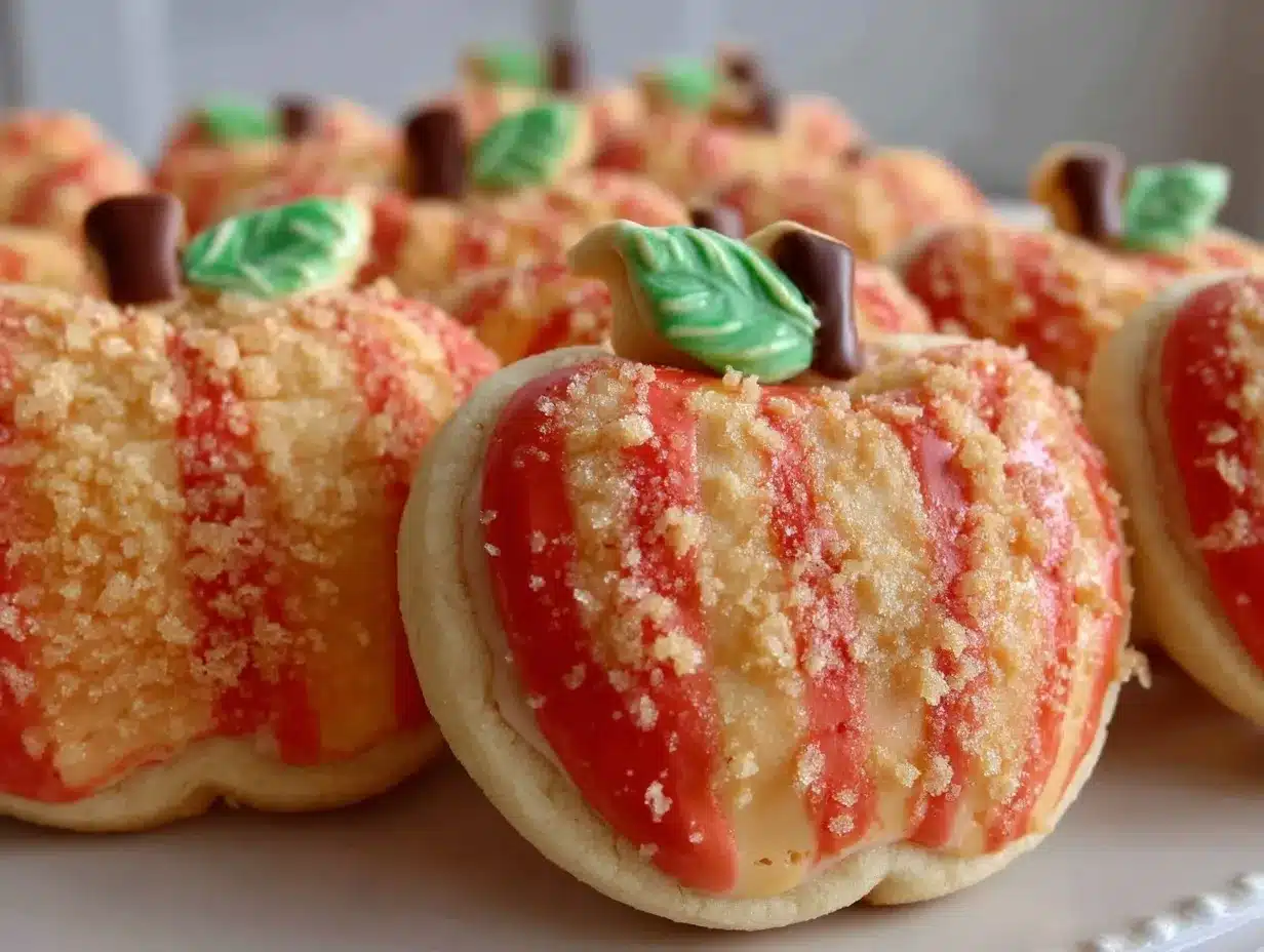 apple shaped sugar cookies for teachers preparation steps