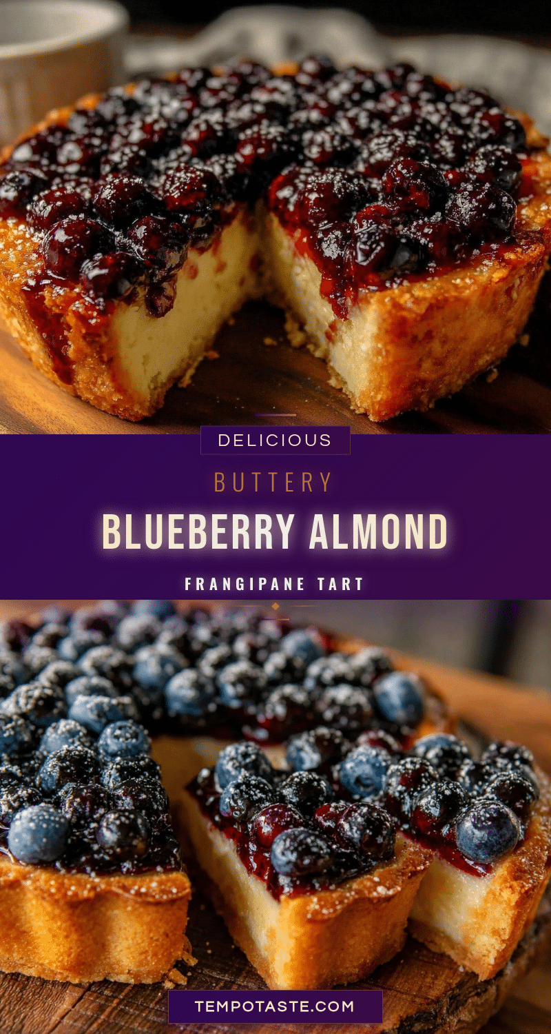 blueberry almond frangipane tart recipe