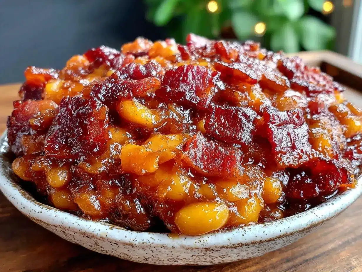 bourbon bacon baked beans preparation steps