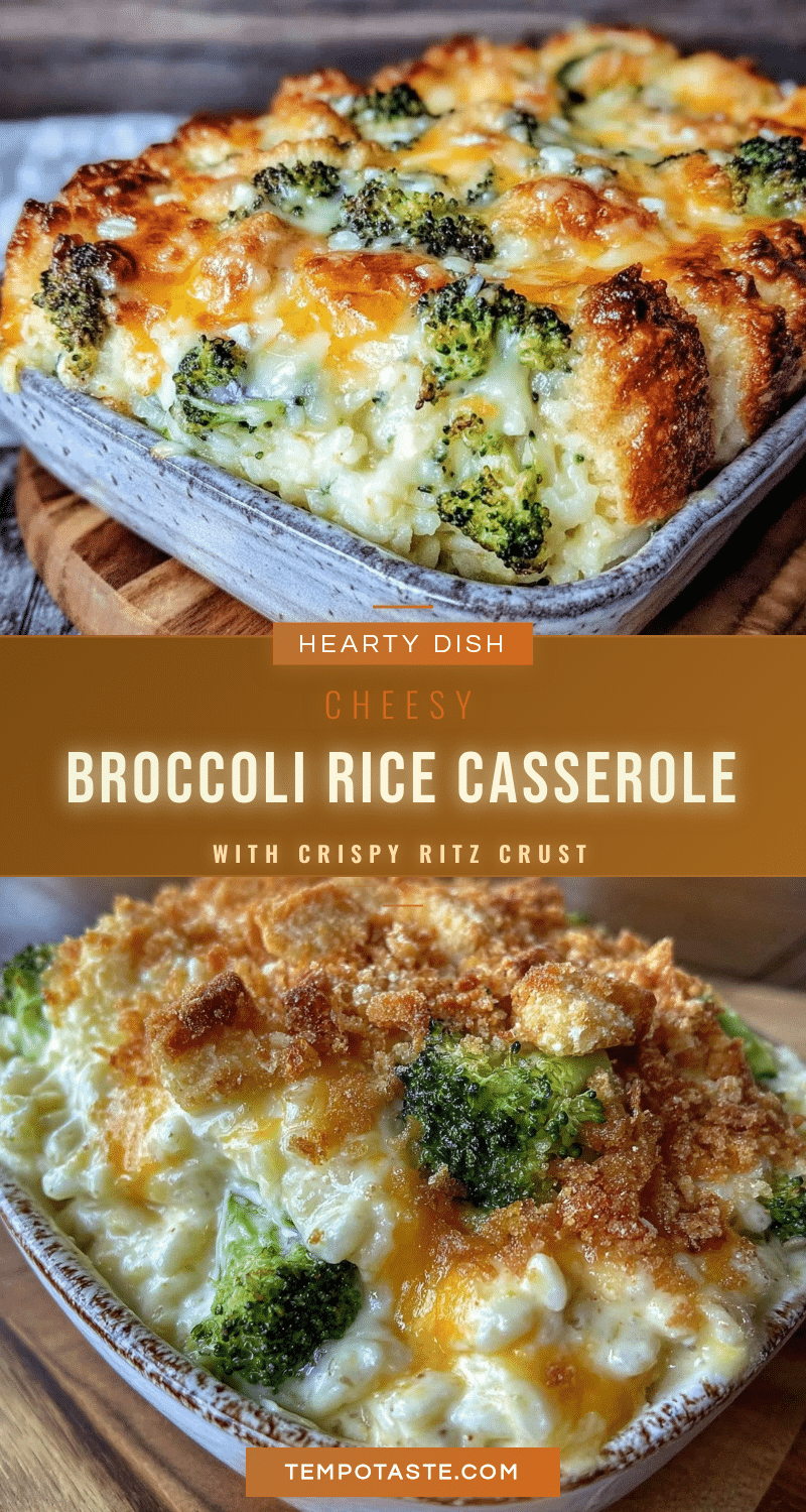 cheesy broccoli rice casserole recipe