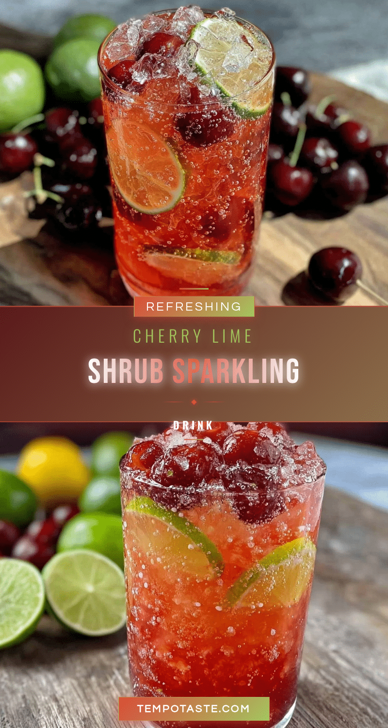 cherry lime shrub recipe