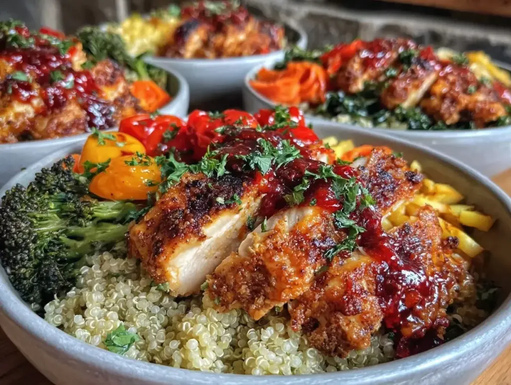 chicken meal prep bowls - featured image