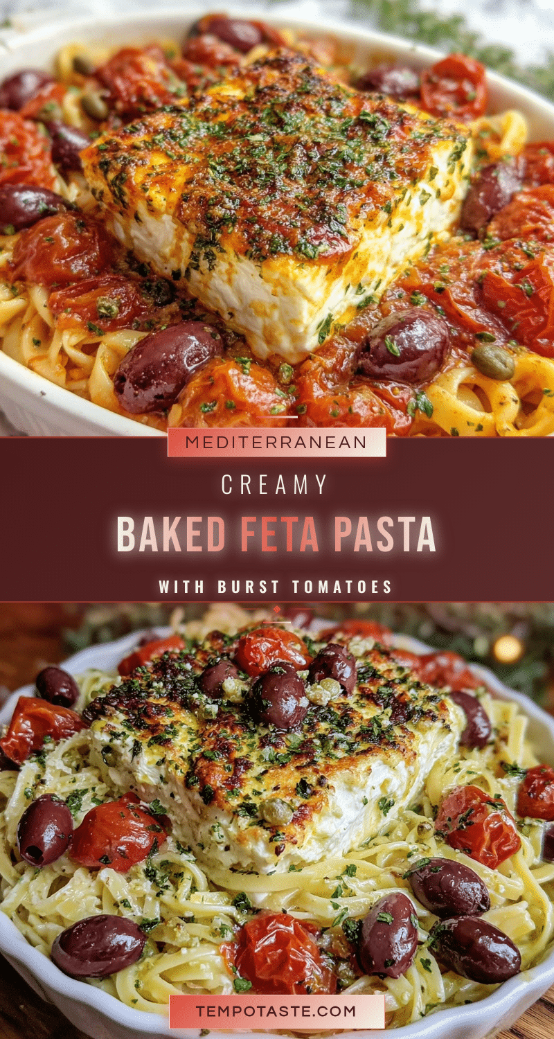creamy baked feta pasta recipe