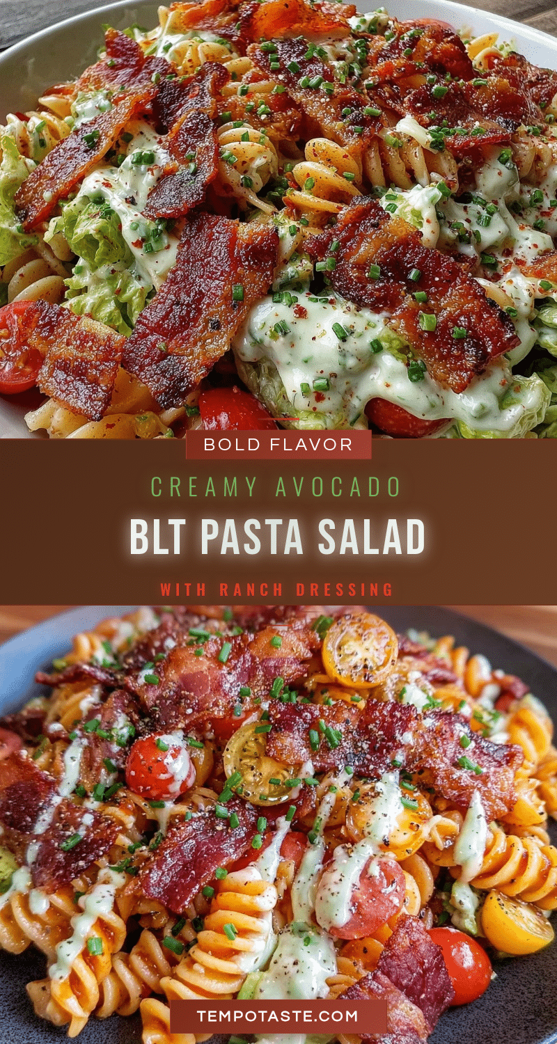 creamy blt pasta salad recipe