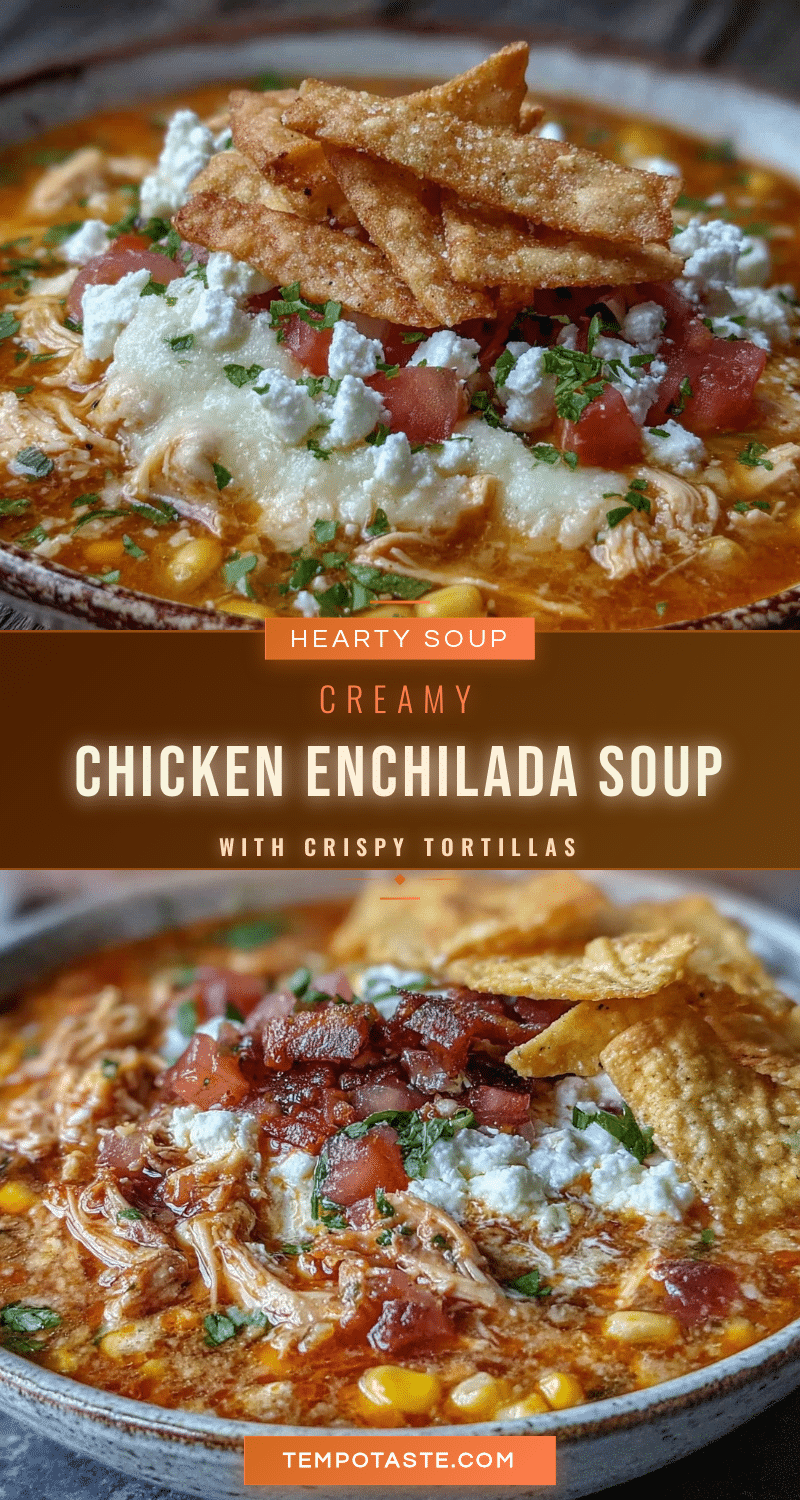 creamy chicken enchilada soup recipe