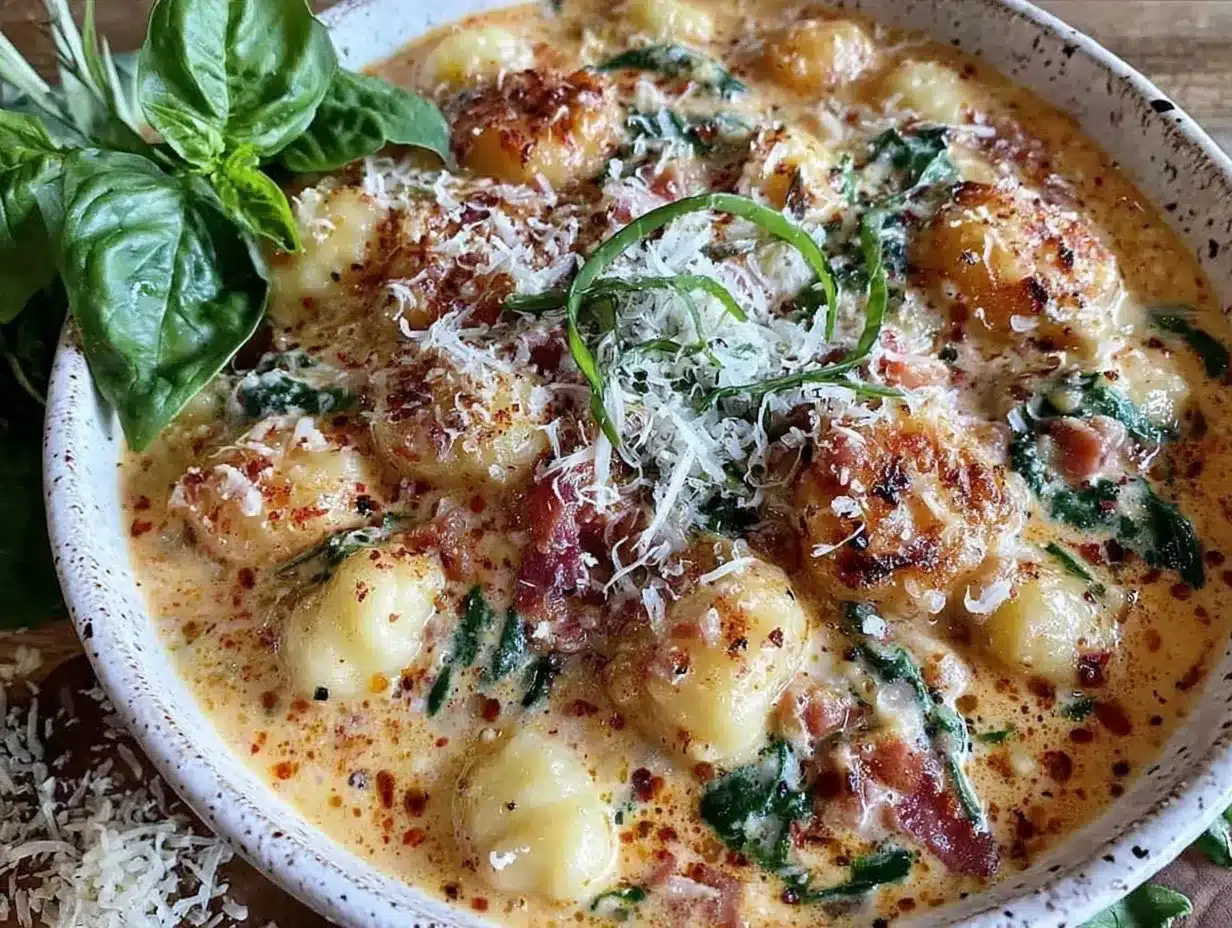 creamy chicken gnocchi soup preparation steps