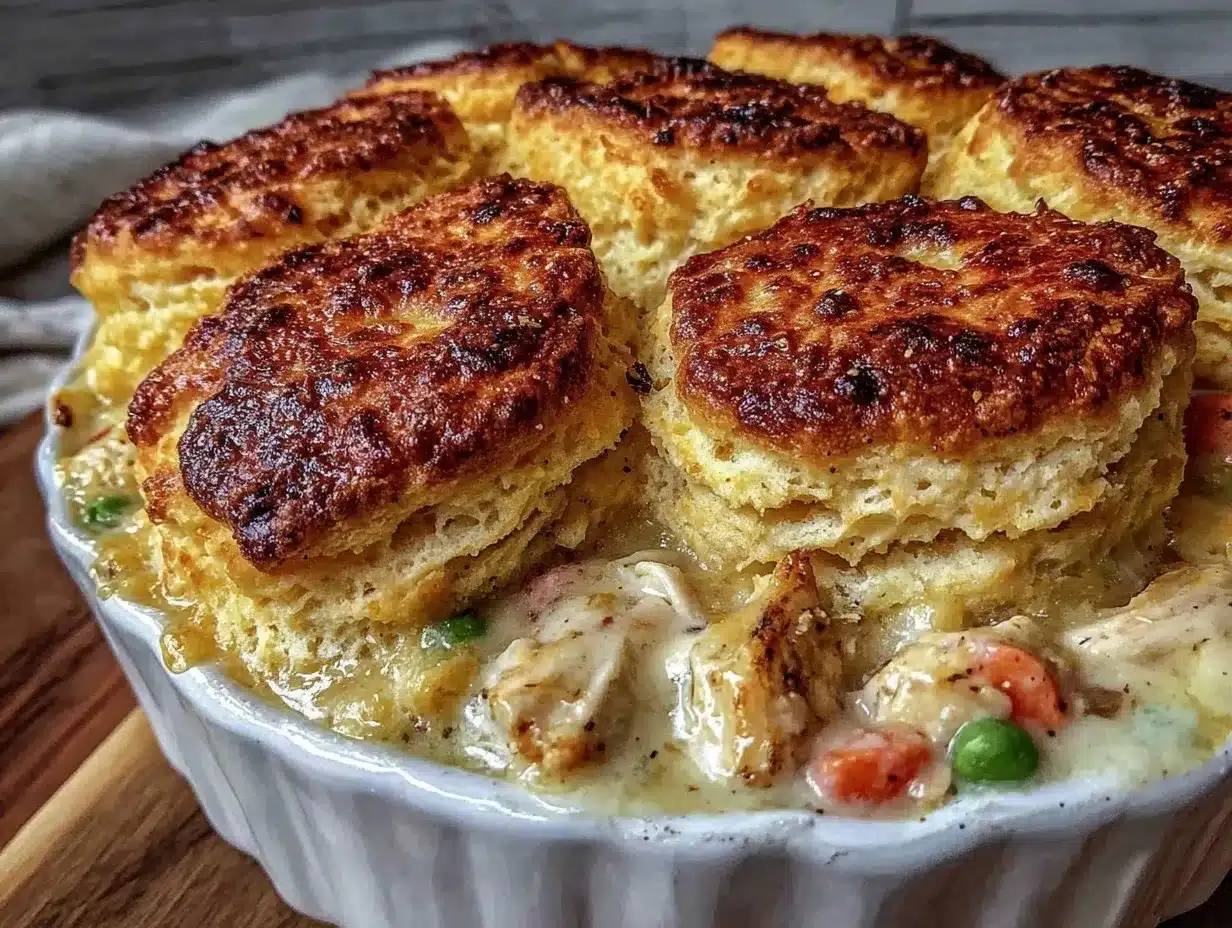 creamy chicken pot pie preparation steps