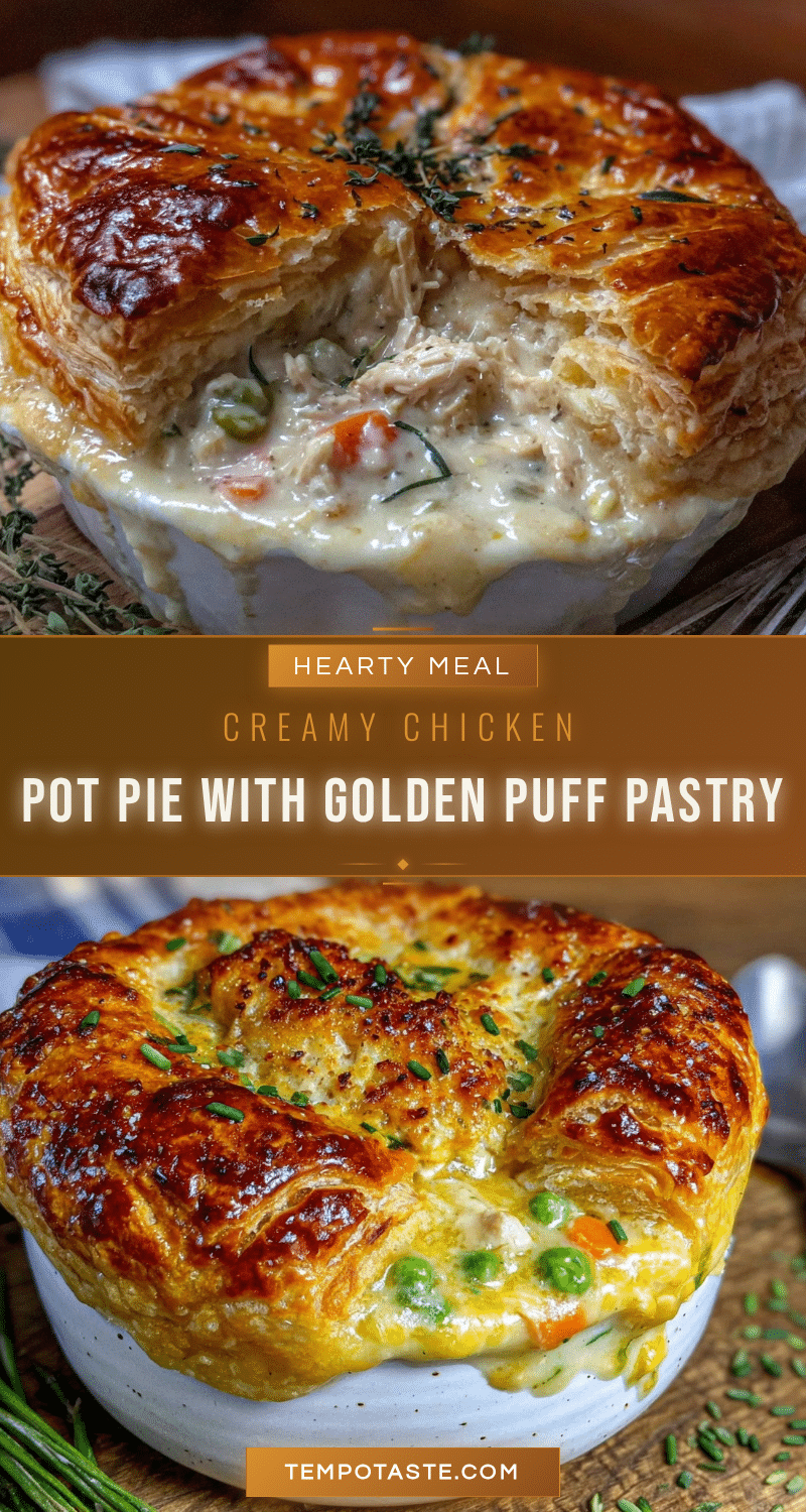 creamy chicken pot pie recipe