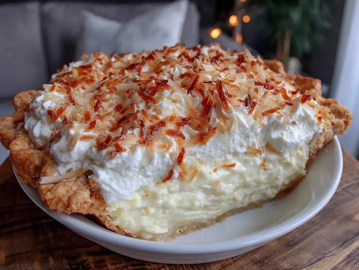 creamy coconut cream pie preparation steps