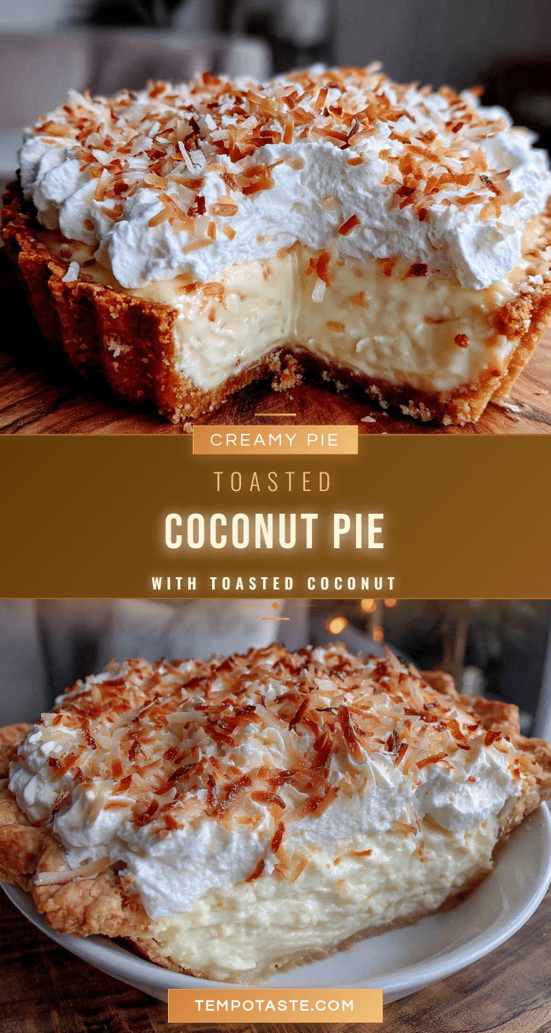creamy coconut cream pie recipe