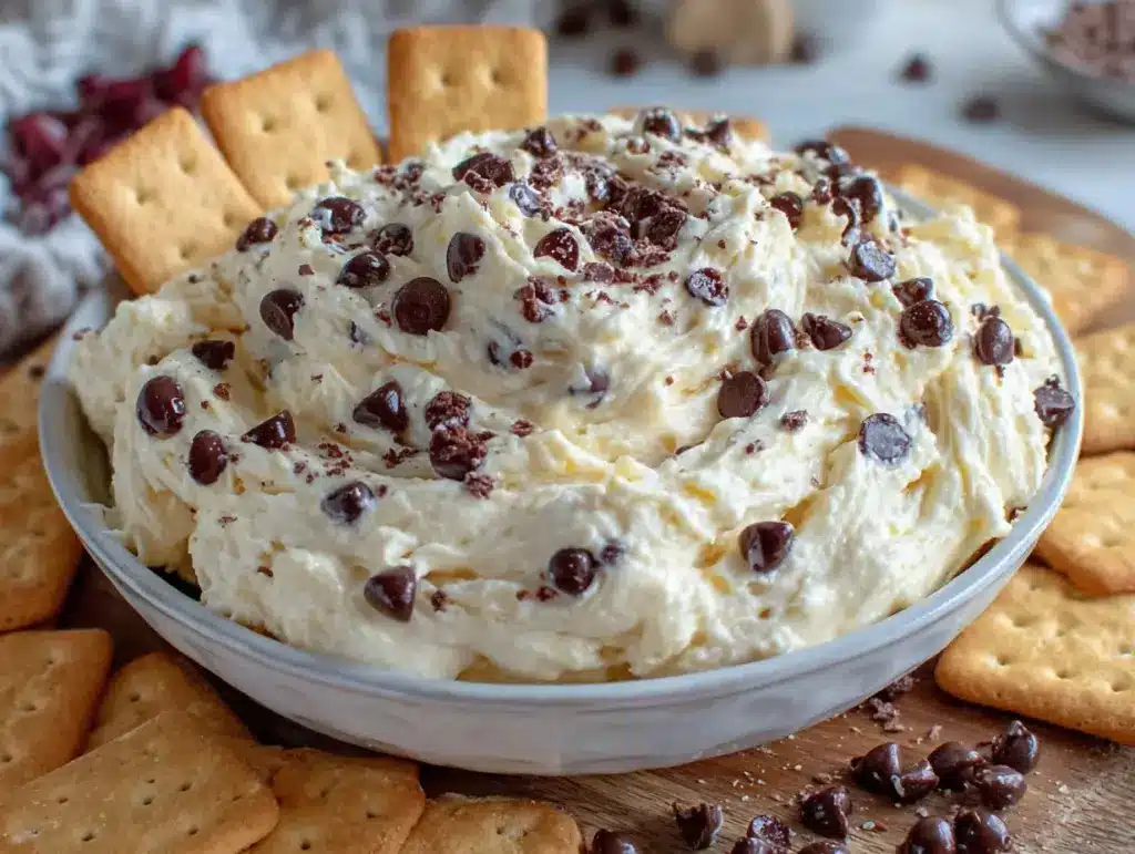 creamy cottage cheese cookie dough dip - featured image