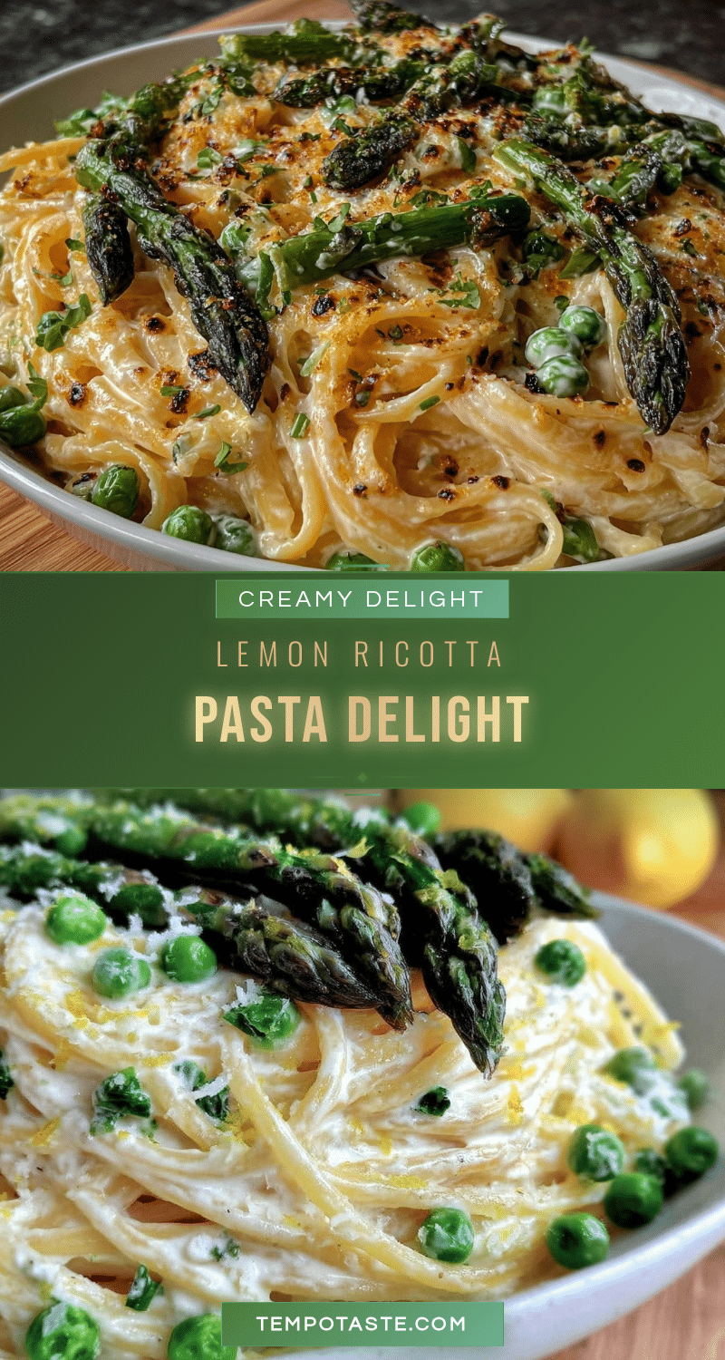 creamy lemon ricotta pasta recipe