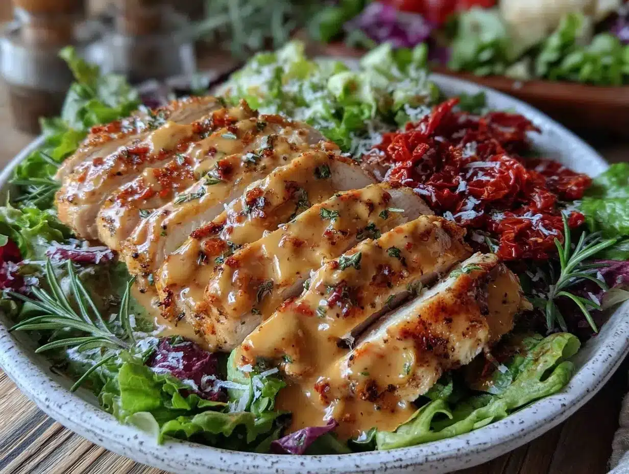 creamy marry me chicken salad preparation steps