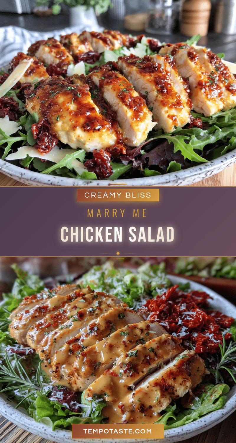 creamy marry me chicken salad recipe