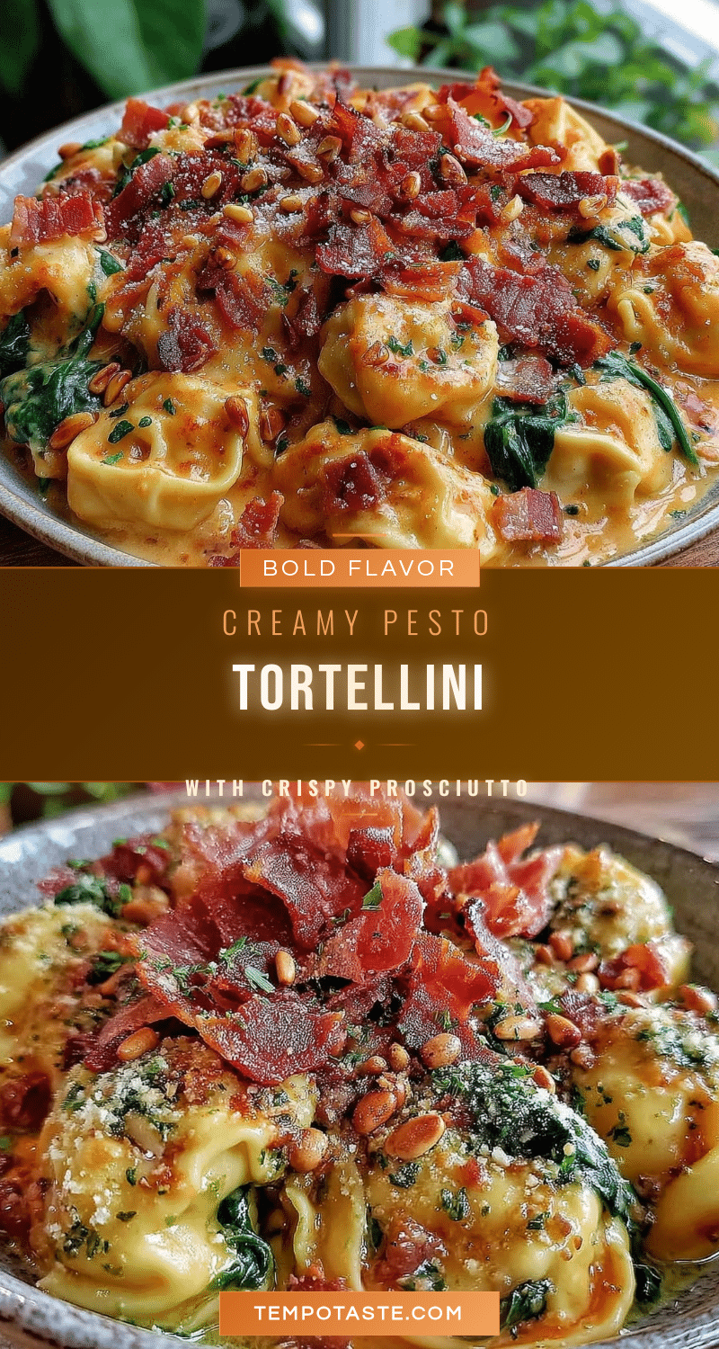 creamy pesto tortellini recipe