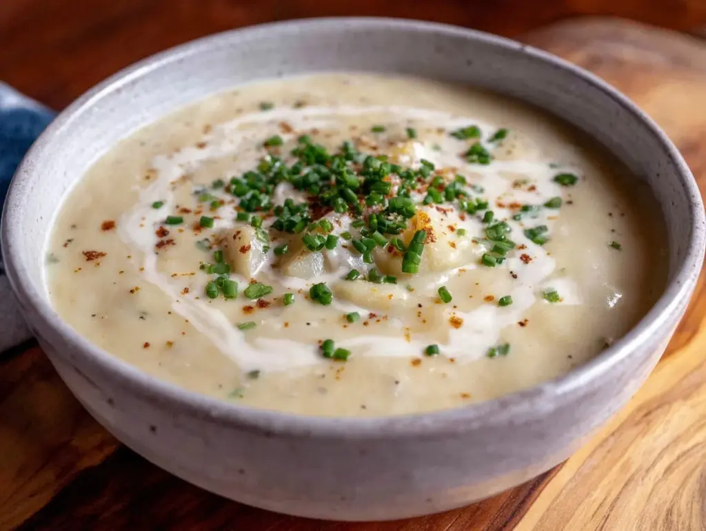 creamy potato soup - featured image