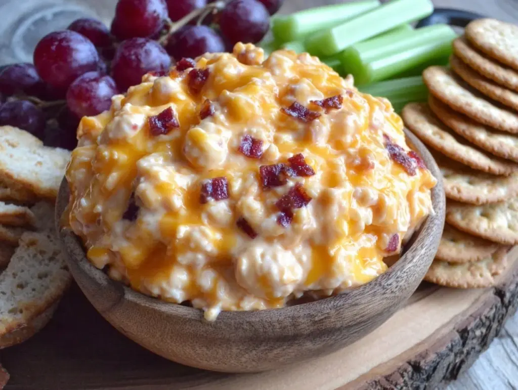 creamy southern style pimento cheese dip - featured image