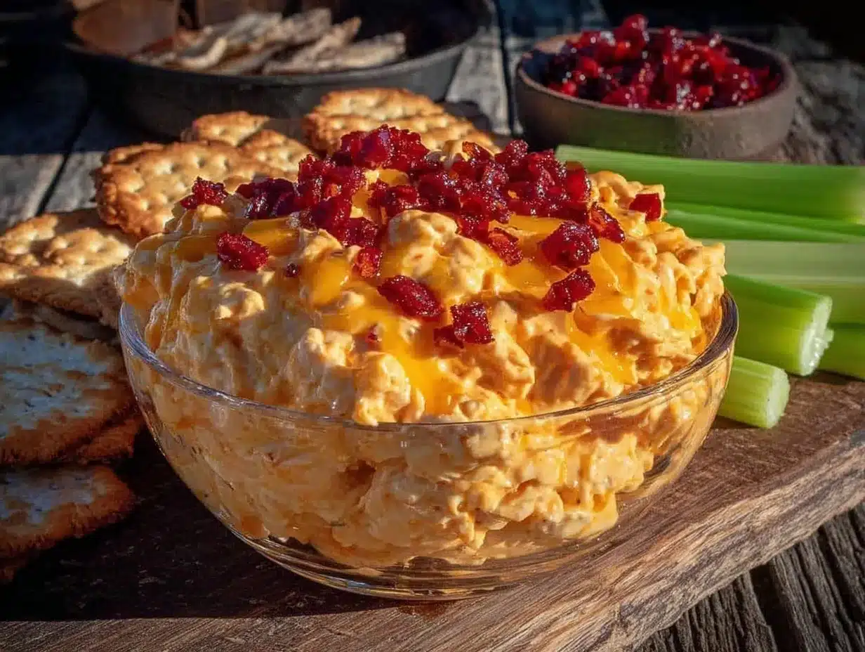 creamy southern style pimento cheese dip preparation steps