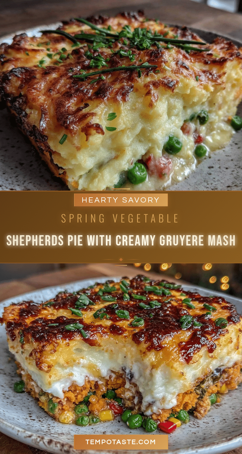 creamy spring vegetable shepherd pie recipe
