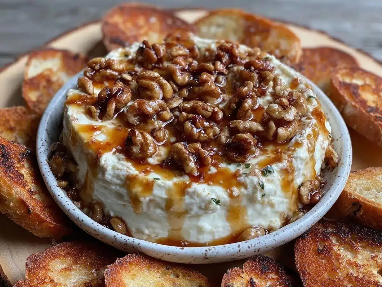 creamy whipped brie dip preparation steps
