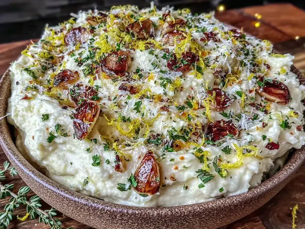 creamy white bean dip - featured image