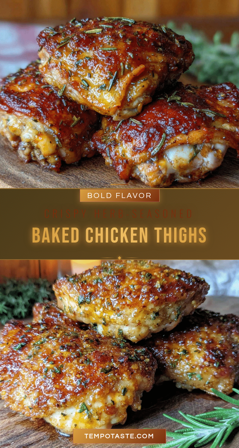 crispy baked chicken thighs recipe