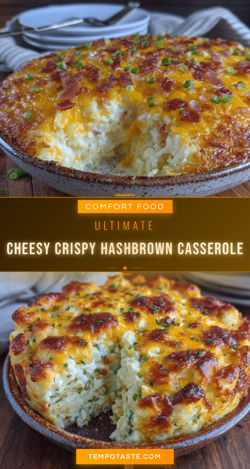 crispy cheesy hashbrown casserole recipe