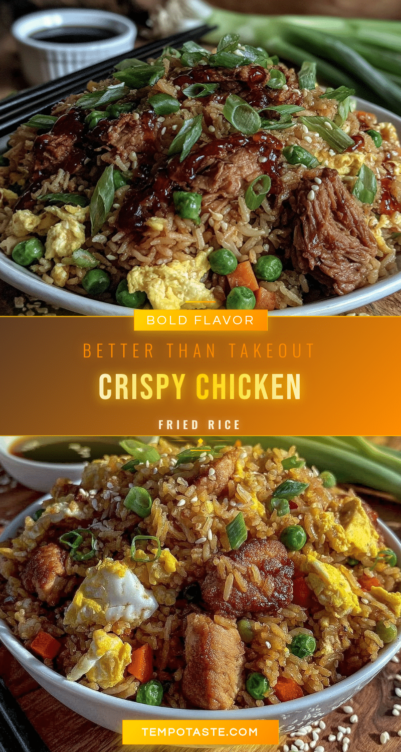 crispy chicken fried rice recipe
