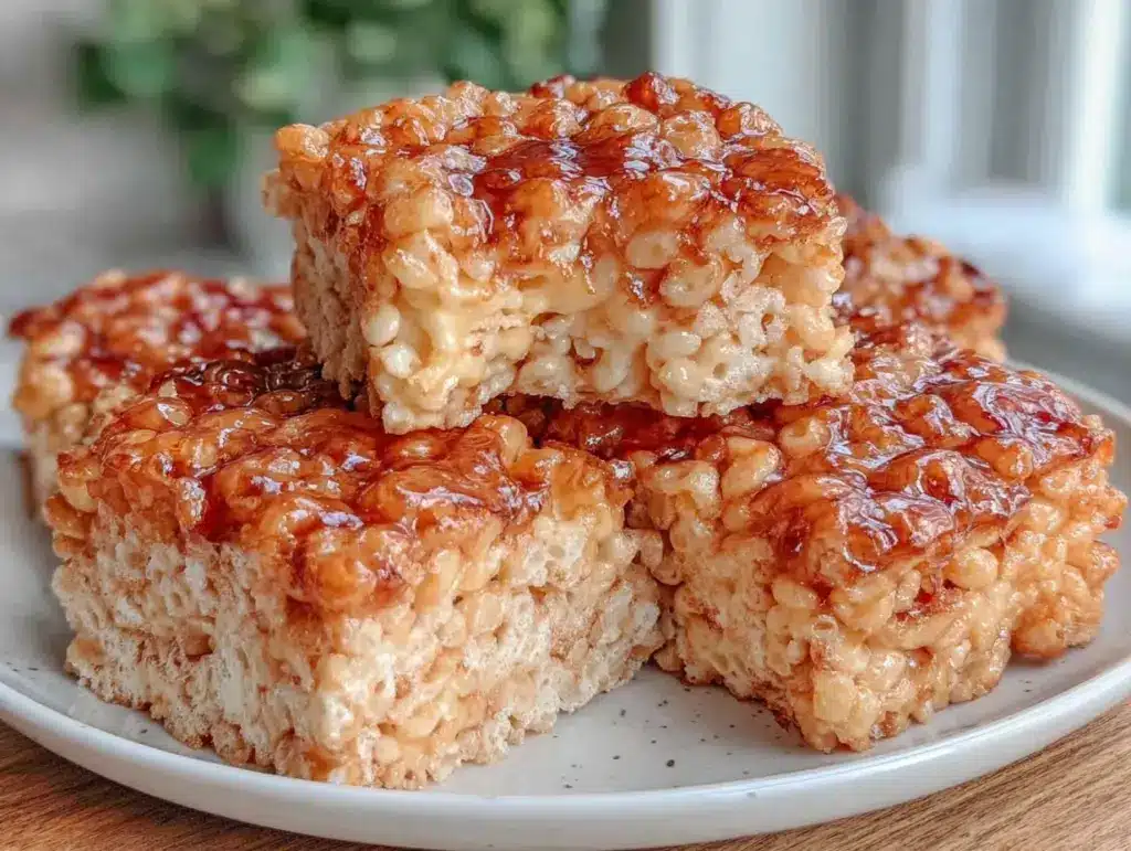 crispy classic rice krispie treats recipe - featured image