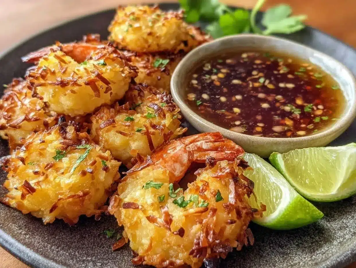 crispy coconut shrimp preparation steps