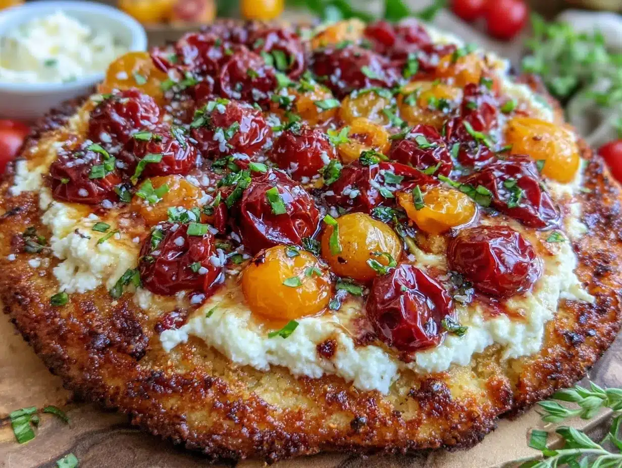 crispy cottage cheese flatbread pizza preparation steps
