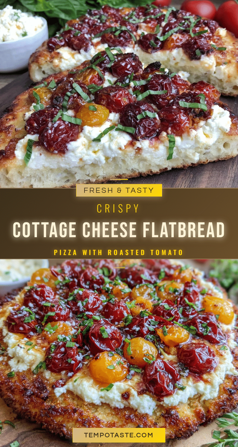 crispy cottage cheese flatbread pizza recipe