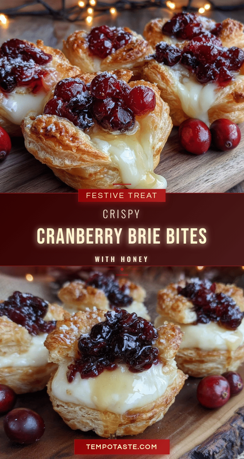 crispy cranberry brie bites recipe