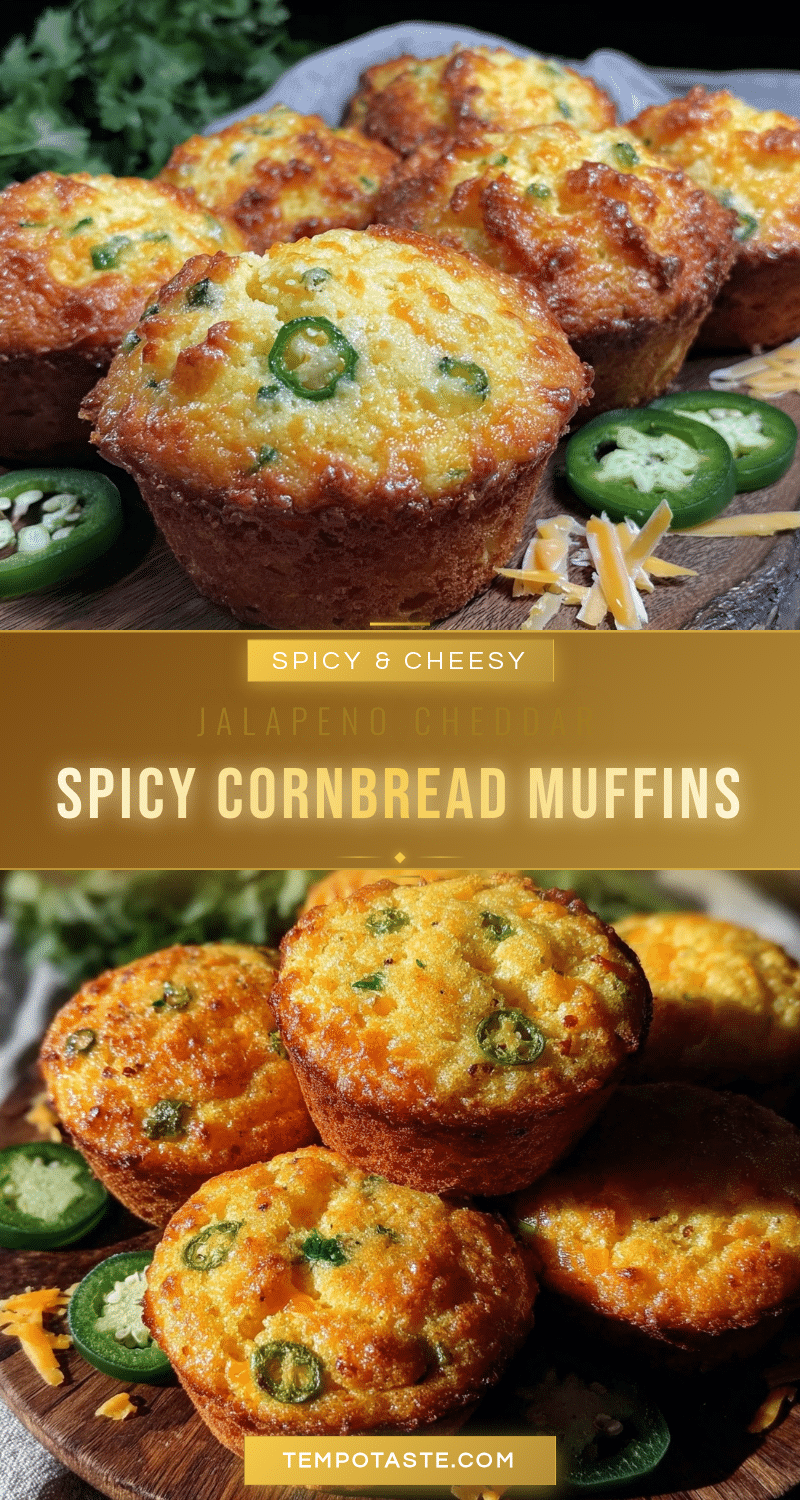 crispy jalapeno cheddar cornbread muffins recipe